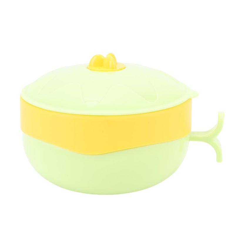 Kids Ice Cream Bowl Multipurpose Stainless Steel Dessert Bowl Easy Cleaning Reusable for Children Grass Green - Image 1