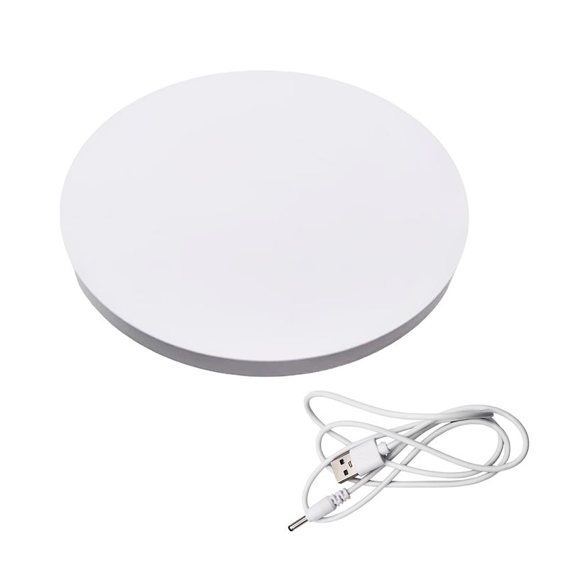 Funvalley Surperfect 98 Inches Electric Motorized Rotating Turntable Display Stand USB Automatic Turntable Table for 360 Degree Products Display