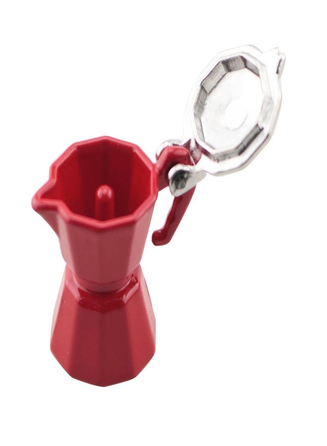 TAODAN Metal Realistic Simulation Miniature Coffee Pot Toy House/Kitchen Scene Accessories Dolls Decor Props - Image 3