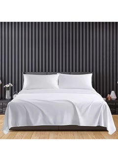 Somerfield KING Bed Sheets Set Printed - Oeko-Tex Certified - Soft Poly Cotton Bedding Sheets & Pillowcases Sets, 3 Pieces KING Sheet Set - 144 TC (Design 5)  - Image 2