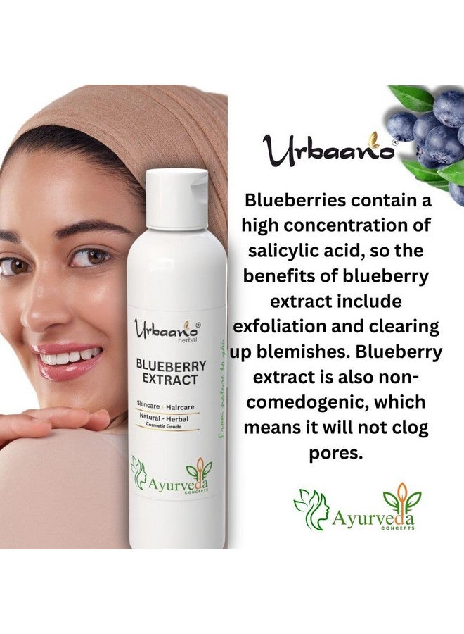 Urbaano herbal Blue Berry Extract Water Soluble for DIY Skin Care & Hair Care Products -100ml - Image 5