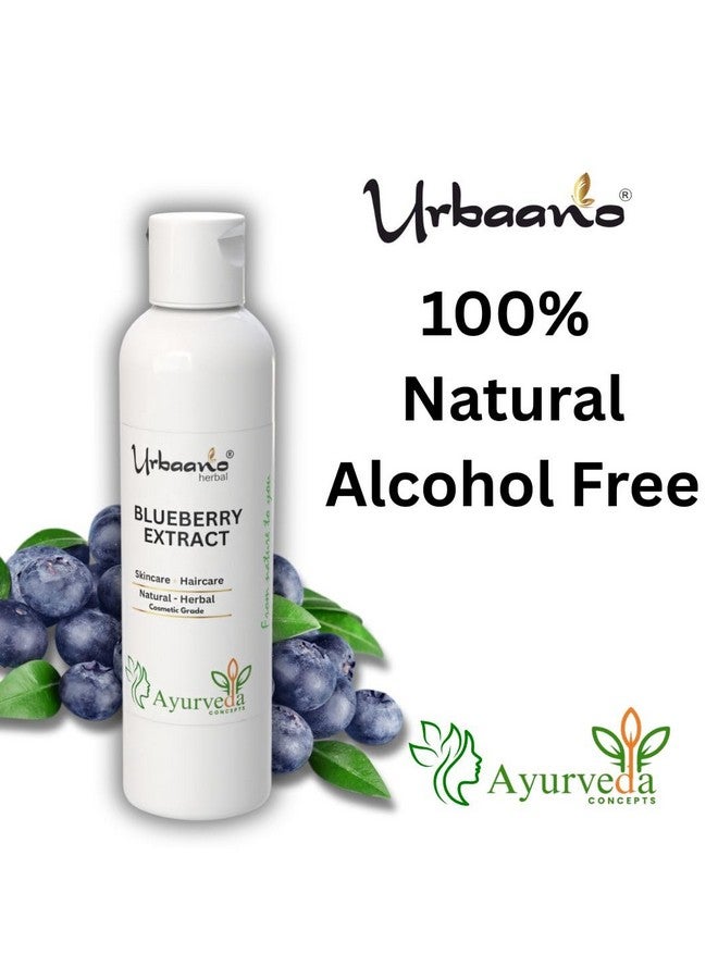 Urbaano herbal Blue Berry Extract Water Soluble for DIY Skin Care & Hair Care Products -100ml - Image 2