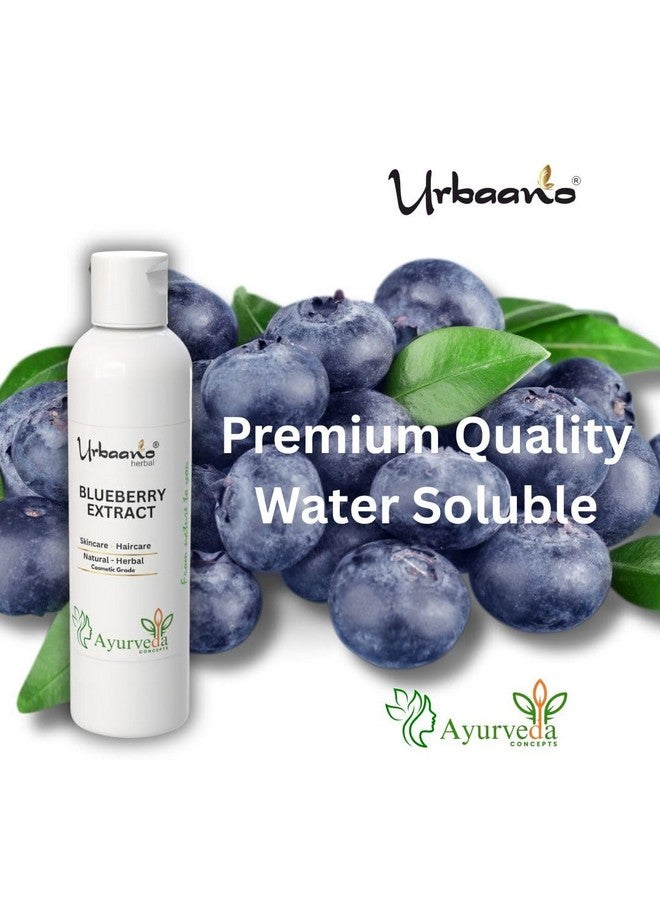 Urbaano herbal Blue Berry Extract Water Soluble for DIY Skin Care & Hair Care Products -100ml - Image 4