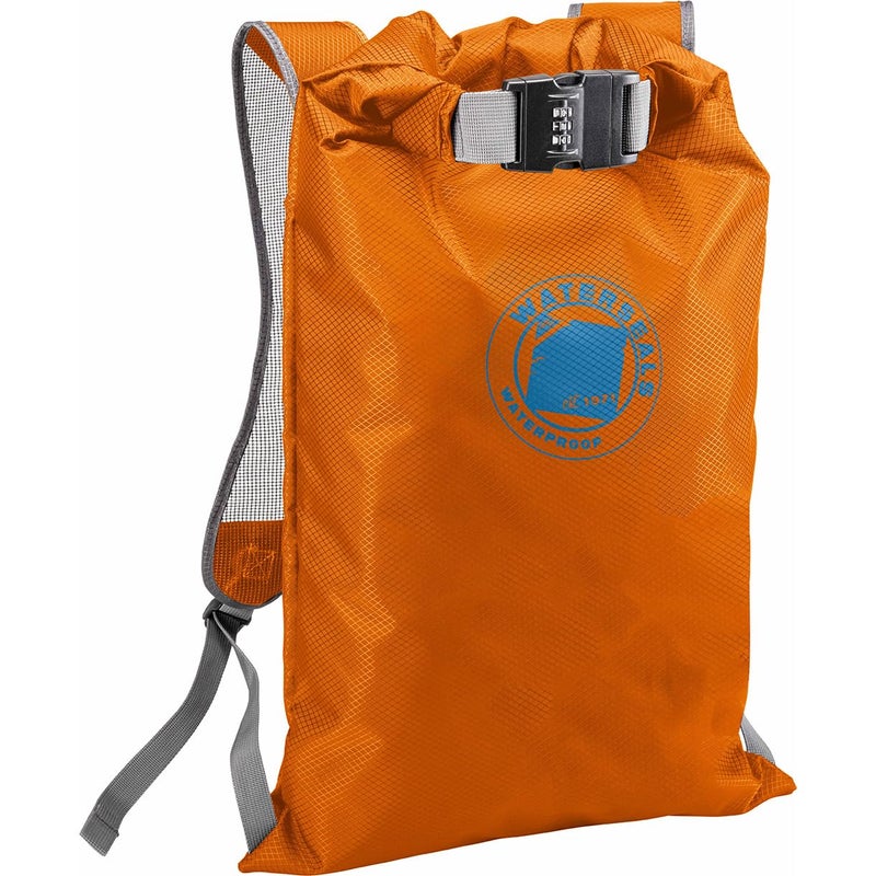 Lewis N. Clark Lewis N Clark WaterSeals Locking Backpack Waterproof Bag AntiTheft Combination Lock For Men Women Orange - Image 2