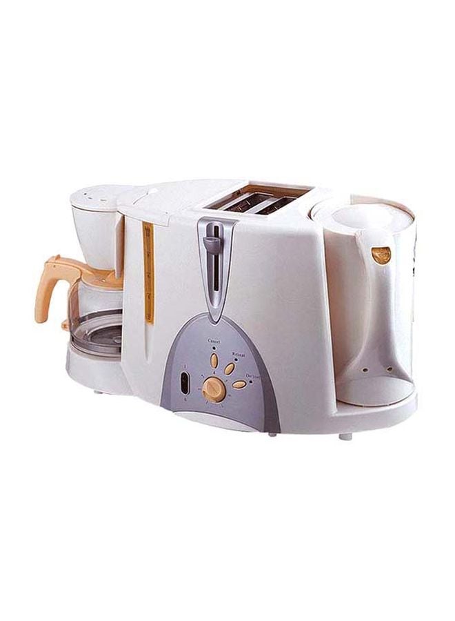 اليكتا طقم ماكينة إعداد الإفطار 3 في 1 بقدرة 3000 وات 3000 W EBKFST-317C أبيض/رمادي - Image 2