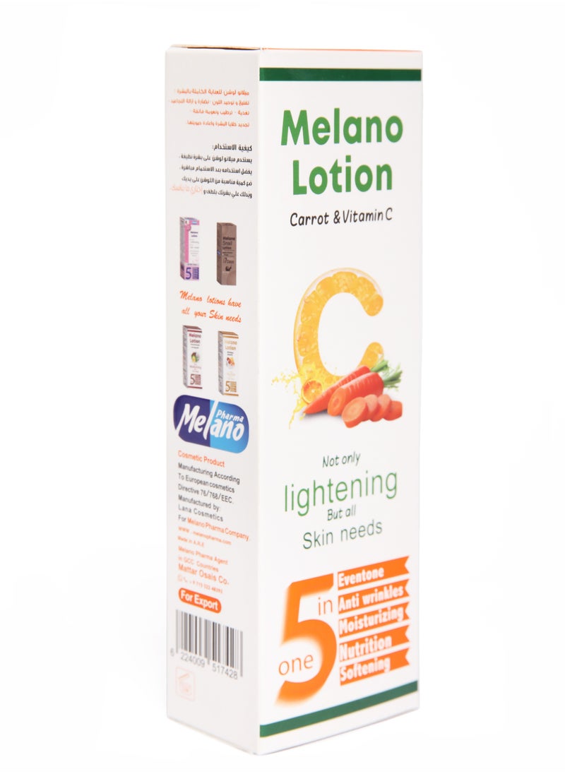 Melano Pharma - Melano lotion Carrot & Vitamin C 300 ml - Image 1