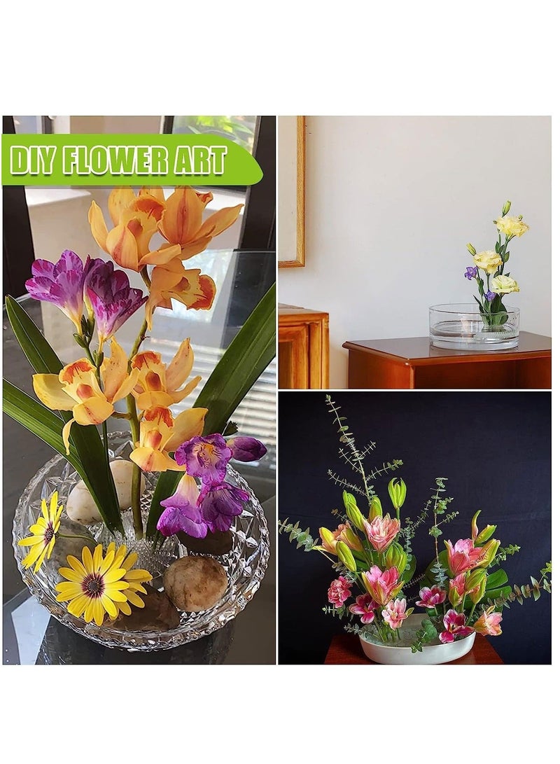 Captaintech Floral Frogs for Arrangements 6Pcs Plastic Floral Frogs Supplies Flower Vase Square Clear Flower Arranger Tool Pin Holder Flower Arranging Plant Decor Fixed Supplies with Bottom Home DIY Craft - Image 3