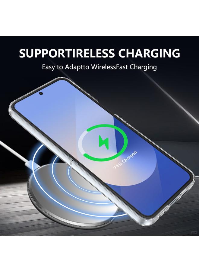 اس-توب جراب لهاتف Samsung Galaxy Z Flip6 lce Folding Series MagSafe جراب شفاف مدمج لهاتف الكمبيوتر الشخصي - Image 5