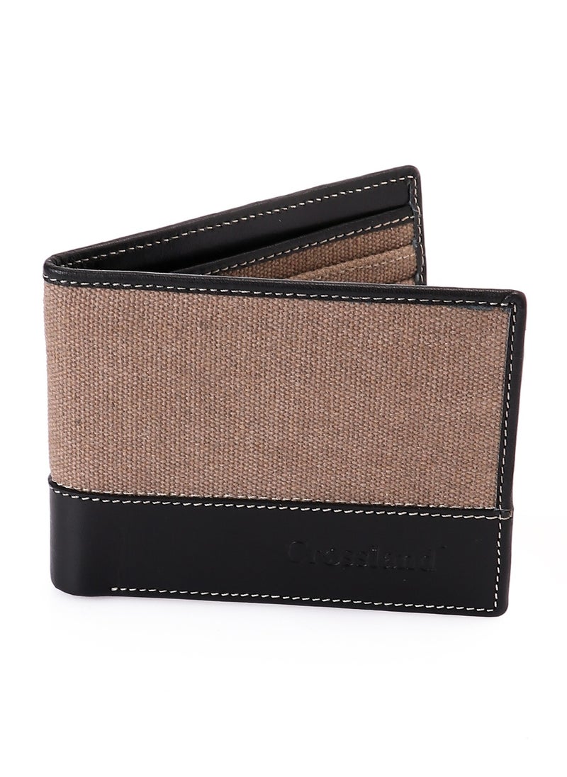 Crossland Genuine Leather Bi Fold Wallet , 6 ID Card - RFID Technology  - Image 1