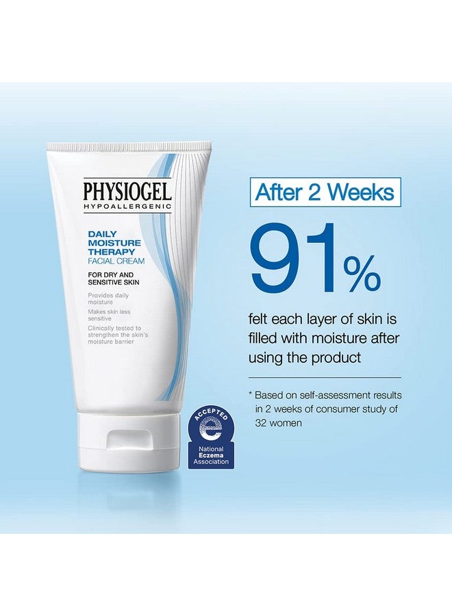 Physiogel Hysiogel Daily Moisture Therapy Facial Cream ; 72Hr Hydration ; Normal To Dry Sensitive Skin ; Strengthen Skin Barrier ; Hypoallergenic ; Clinically Tested ; Free From Fragrance Parabens Colorants - Image 4