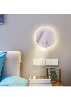 General Bedside lamp rotatable wall lamp bedroom spotlight bedroom reading light 3000K (3W + 9W, black)  - Image 2