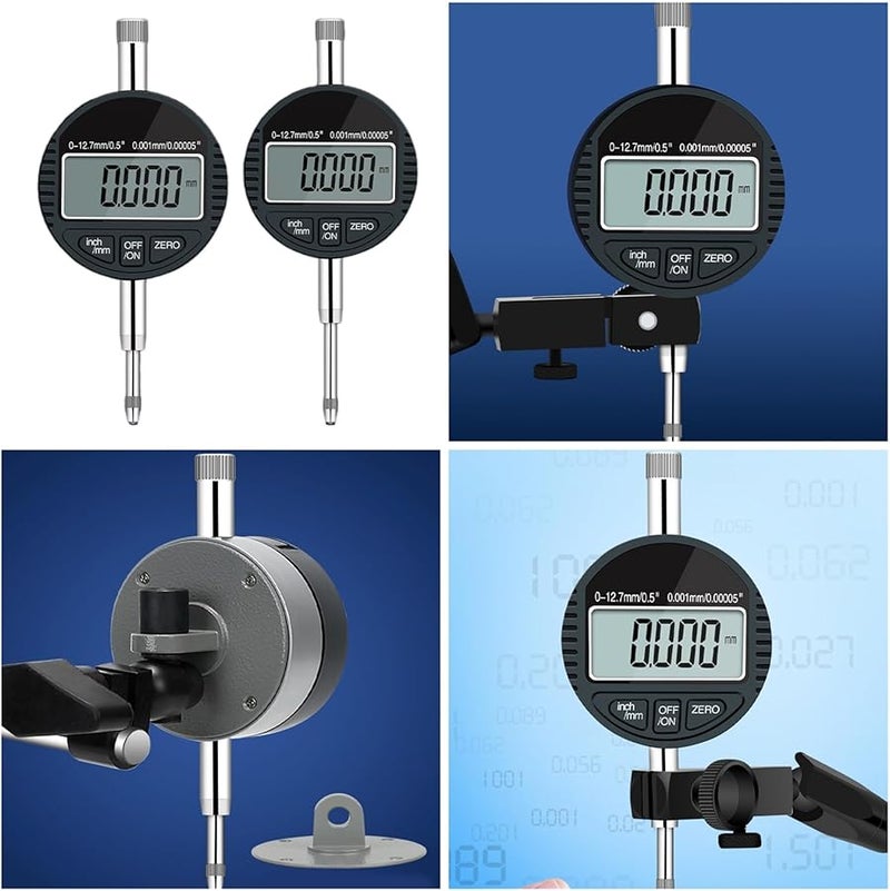Digital Test Indicator 0 to 12.7mm Inch Metric Conversion Electronic Gauge - Image 3