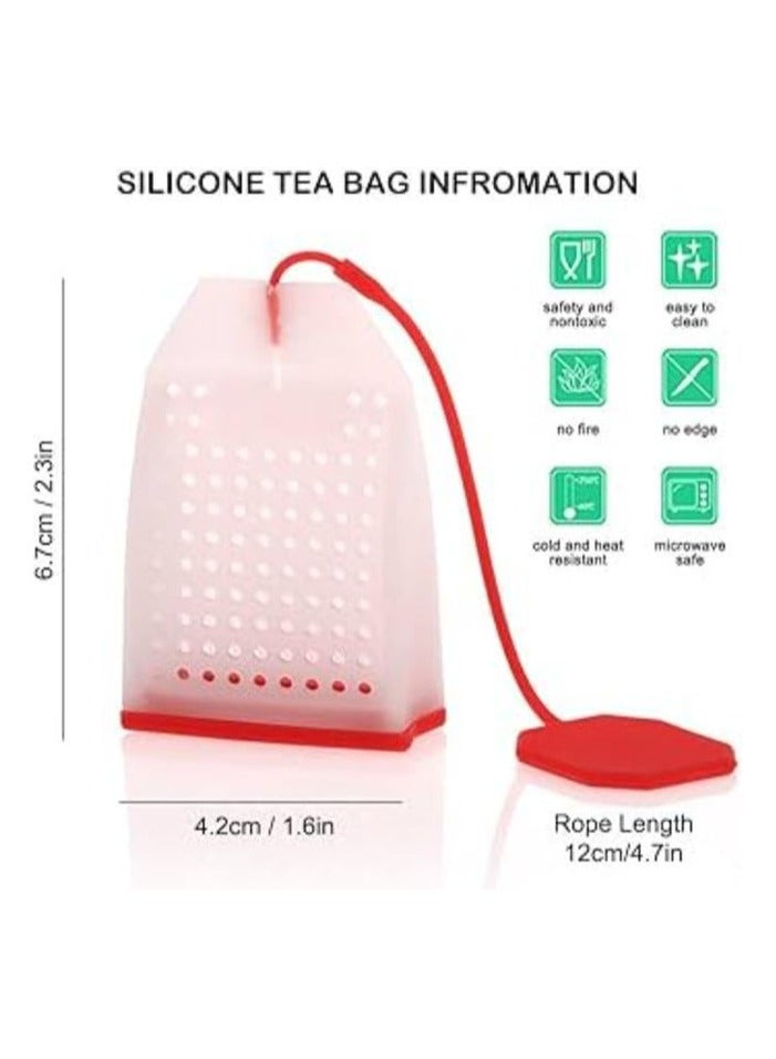 Strawberry Silicone Herbal Tea Strainer - Practical and Safe - Image 2
