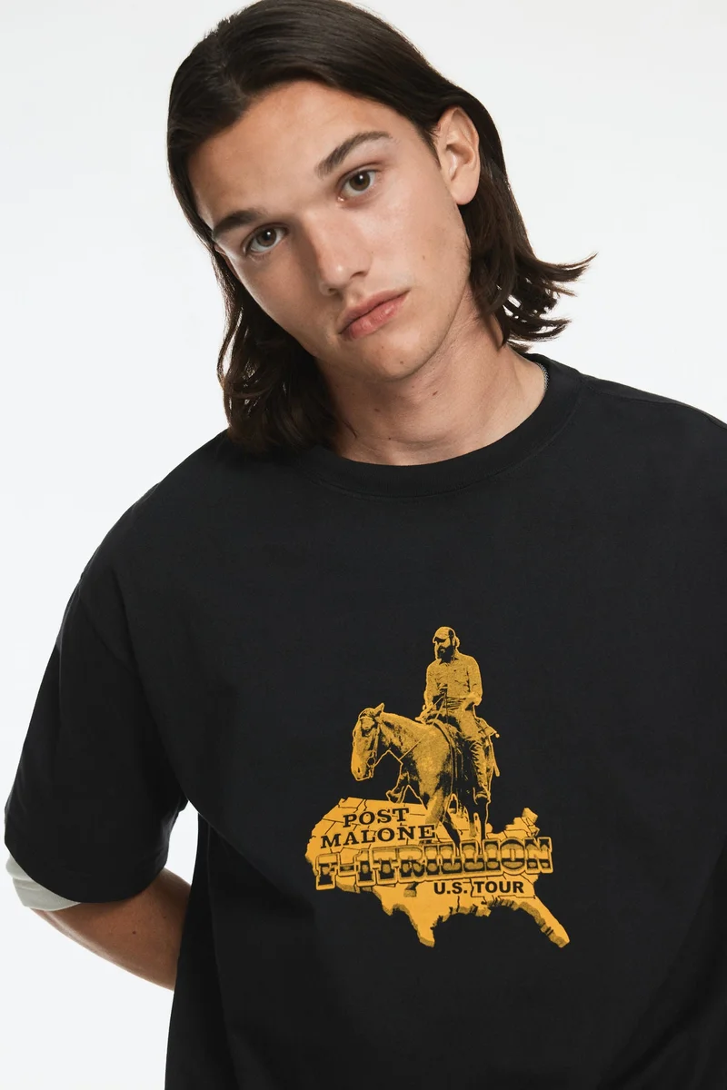 H&M  Relaxed Fit T-shirt for Men | Best Price UAE