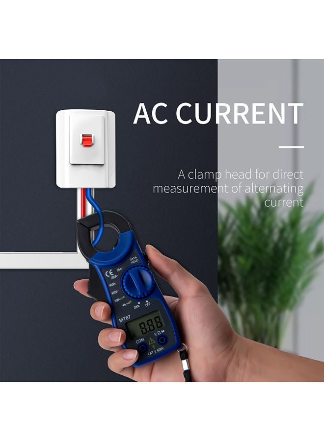 NIBEMINENT Digital Clamp Multimeter Blue/Black 19*19*19cm - Image 3