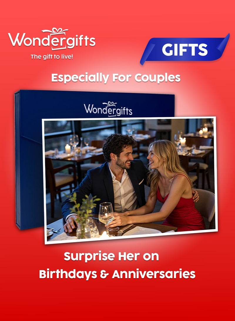 Wondergifts Luxury Dining at one of the Premier Restaurants for Two in Dubai | Gourmet Gift for Couples, Birthdays & Anniversaries - Image 1