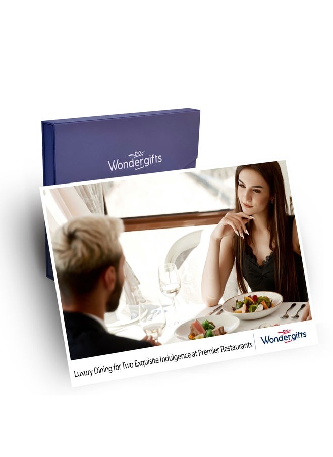 Wondergifts - Luxury Dining for Two at One of the Premier Restaurants in Dubai - Experience Gift - Image 1
