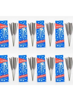 SORAL Spark Stars Night (80 Sticks 8 Boxes 10 Sticks Each Box) Spark Candles  - Image 1