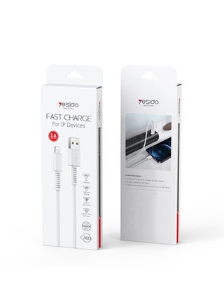 Yesido CA120L Charging Data Cable 1 Meter PVC Type-C to Lightning Devices Fast Charging Data Cable - White - pzsku/Z03AEEAB72E074F7E9364Z/45/_/1725732352/ca6697a3-e74f-47fa-ac88-d37cf39372c8