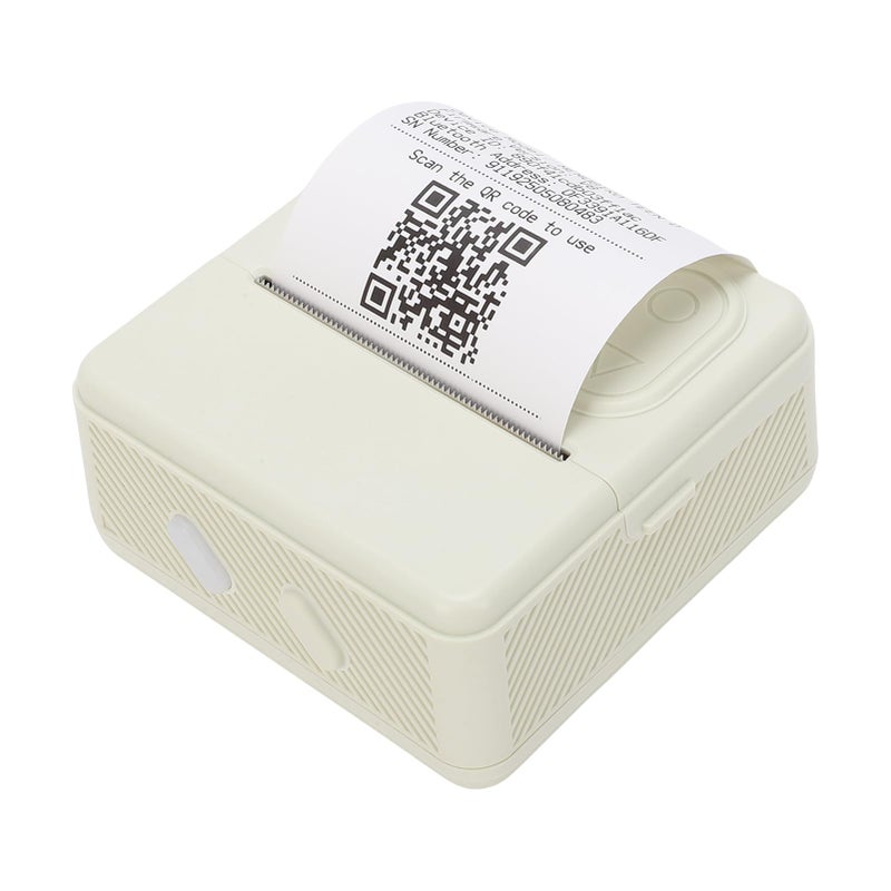 Mini Thermal Label Printer 57mm Portable For iOS DIY Journal Includes 6 Thermal Paper Rolls - Image 2