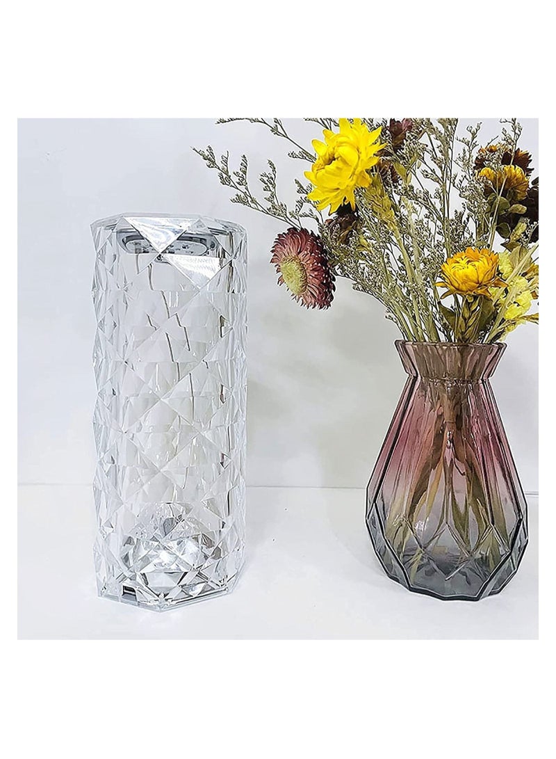 USB Rechargeable Table Touch And Remote Control Crystal Lamp - Image 1