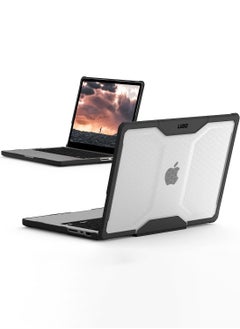 UAG Plyo Macbook Pro 14 inch Case (2021 - 2023) A2918 A2992 M3 / M3 Pro / M3 Max / M2 Pro / M2 Max / M1 Pro / M1 Max Rugged Mil Grade Protective Hard Shell Laptop Cover Translucent Clear - Ice