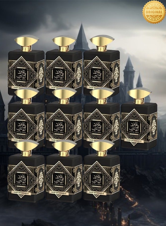 Al Fares 10 Pieces Oud Al Fares Oud Intensity Perfume 100ml EDP - Image 1