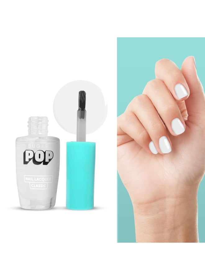 سكر بوب طلاء أظافر SUGAR POP، درجة 27 Crystal Clear (شفاف) | يجف خلال 45 ثانية | مقاوم للتشقق | لمسة نهائية لامعة | بريق عالٍ | طلاء أظافر للنساء، 10 مل - Image 2