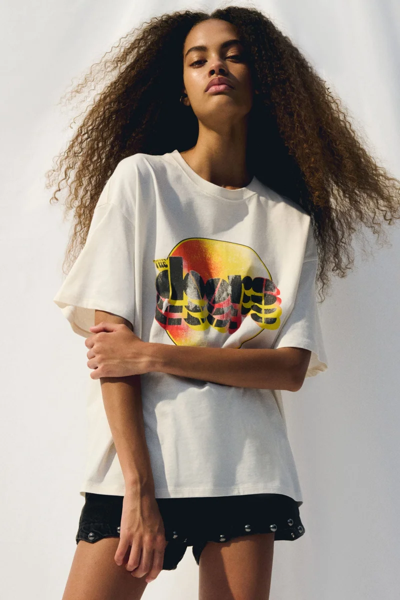 H&M Oversized printed T-shirt