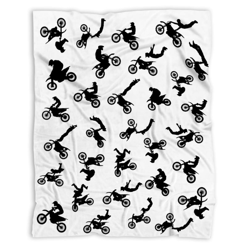 SUPERICH Motorcycles Dirt Bike Baby Blanket Gifts Super Soft Swaddle Newborn Cozy Baby Receiving Blanket Stroller Throw Blanket 40x30 in for Puppy - Image 1