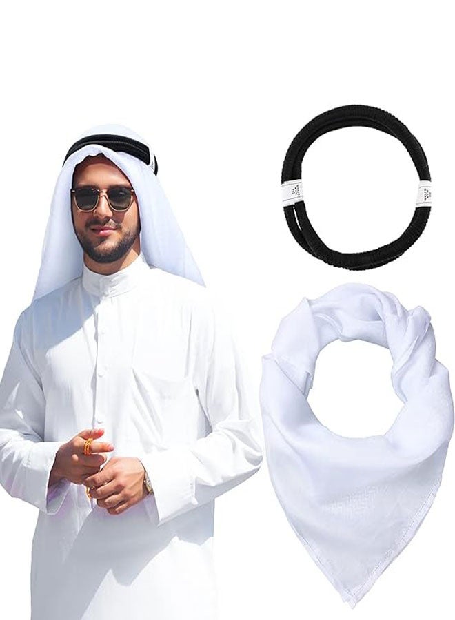 وهاواي Head Wrap Scarf Arabic Turban Tactical Desert Neck Headwear Wrap for Men Women, Arab Scarf 140X140cm - Image 1