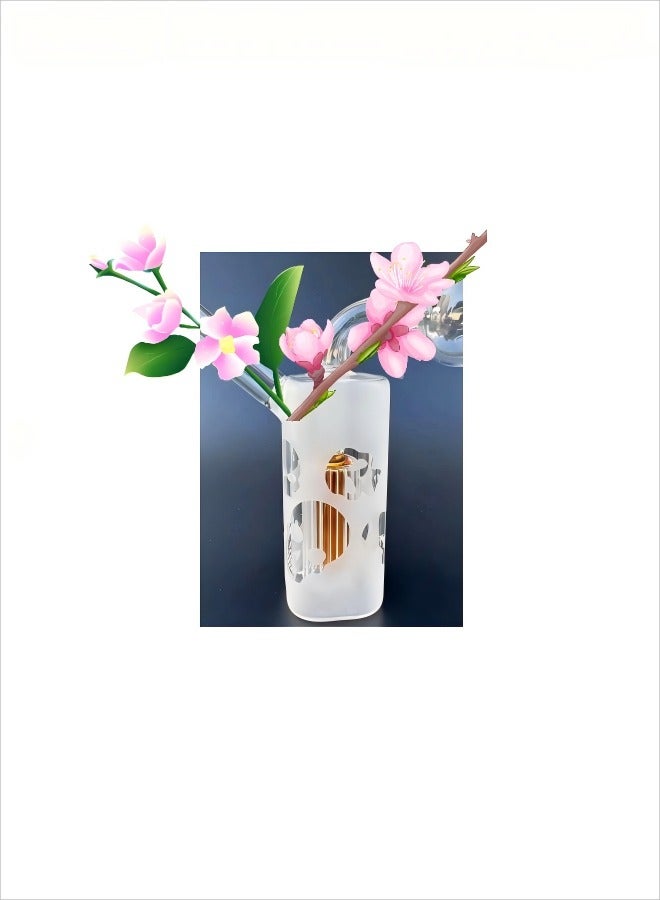 Glass Home Decorative Heat Resistant Oil Lamp Vase 