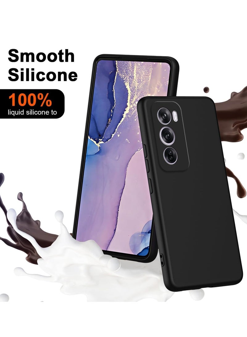 BORTONY OPPO Reno 12 Pro Case Cover Soft Silicone Case Shockproof Matte Finish Back Cover with Camera Protection Case for OPPO Reno 12 Pro - Image 3