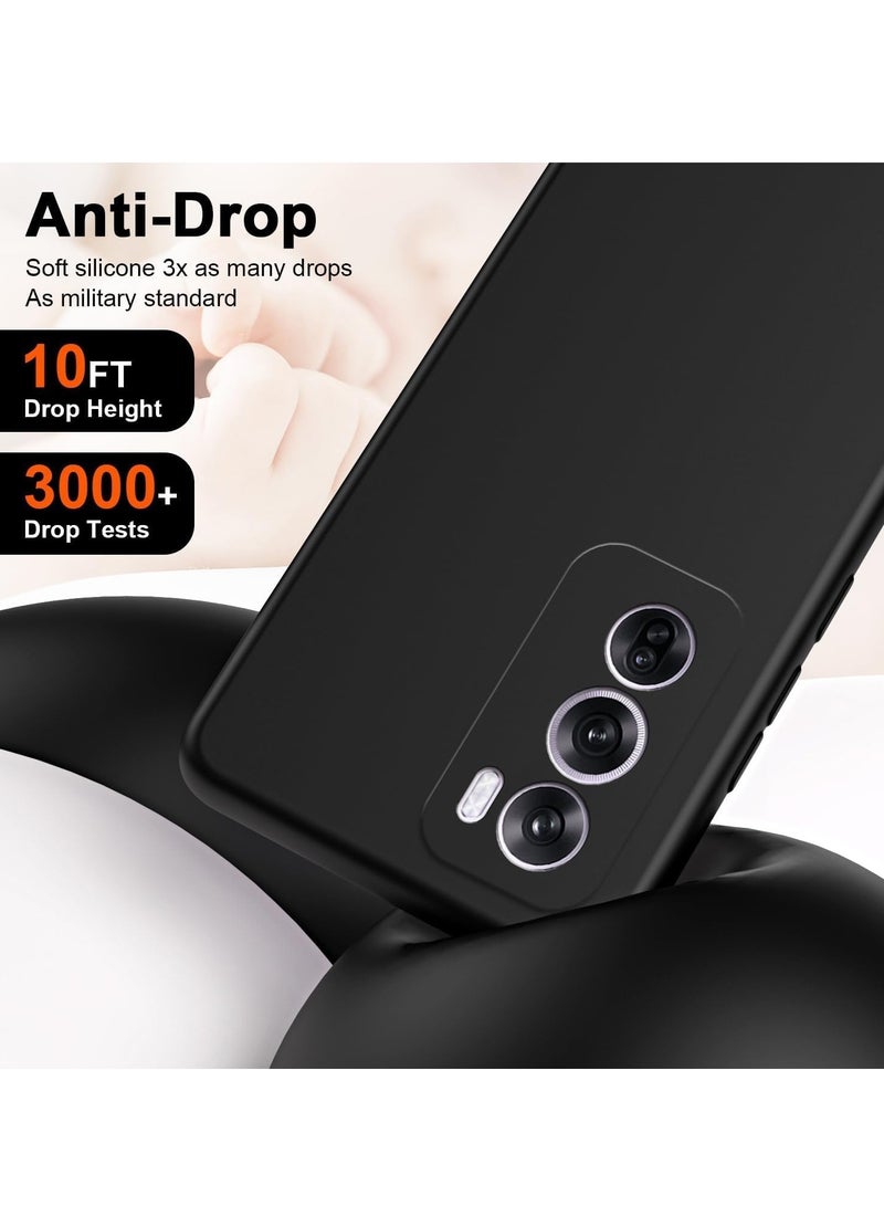 BORTONY OPPO Reno 12 Pro Case Cover Soft Silicone Case Shockproof Matte Finish Back Cover with Camera Protection Case for OPPO Reno 12 Pro - Image 5