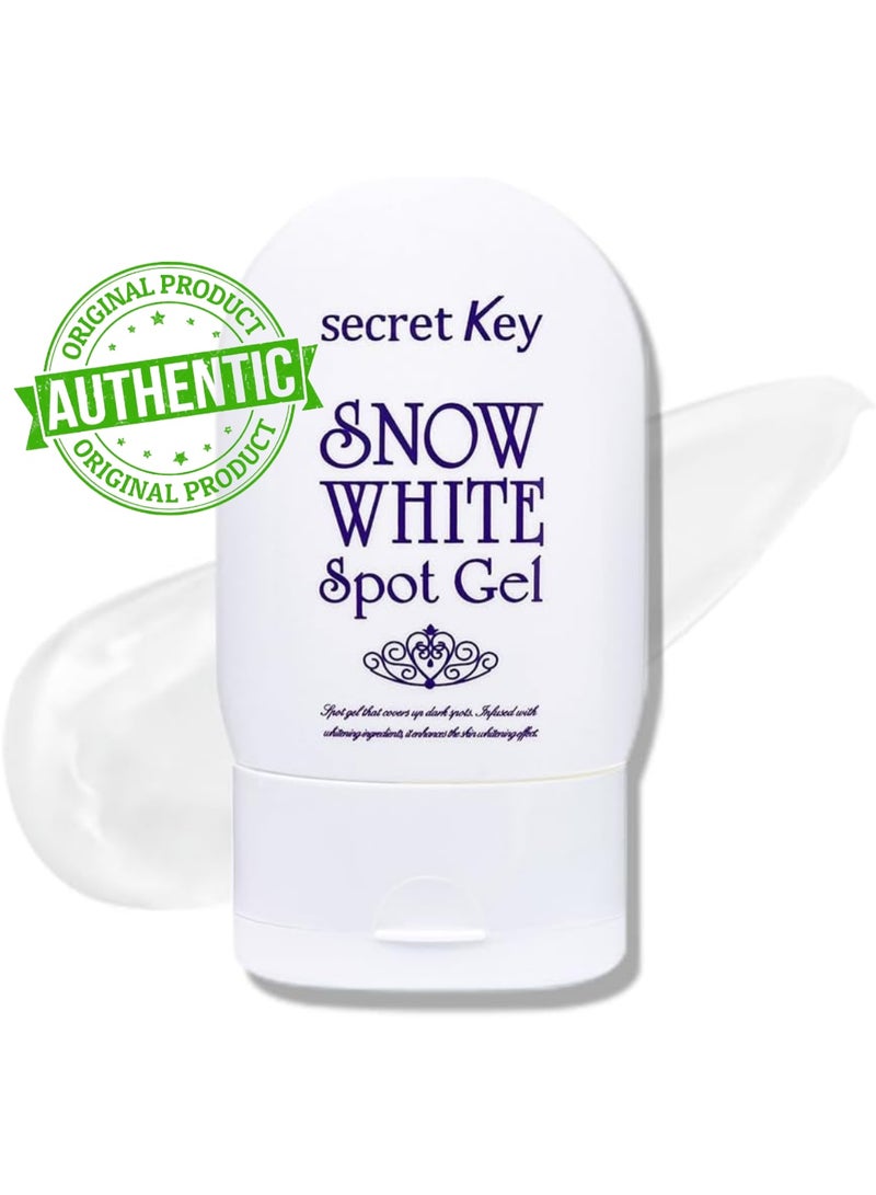 Secret Key Snow White Spot Gel 65g | Brightening Gel Cream with Niacinamide for Dark Spots, Uneven Tone & Dull Skin | Lightweight Korean Whitening Moisturizer for Radiant Glow - Image 1
