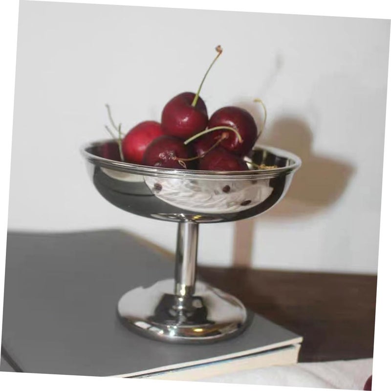 KICHOUSE 2Pcs Dessert Cups Elegant Ice Cream Storage Goblet for Parties Reusable Fruit and Dessert Bowl for Appetizers and Snacks Kitchen and Restaurant - Image 4