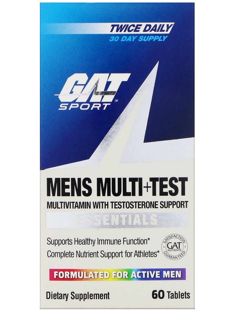 جات المكمل الغذائي مان مالتي بلس للرجال - 60 قرص