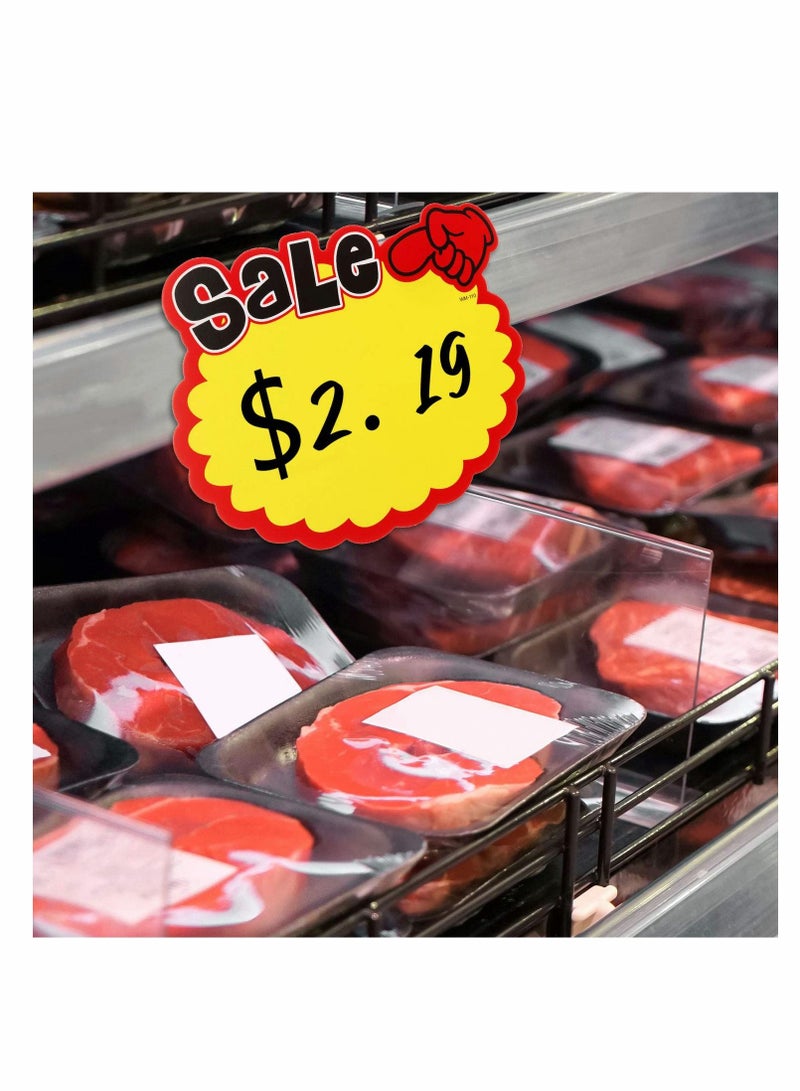 Excefore Starburst Sign Cards, Sale Paper Signs Price Burst Signs Assorted Display Tags for Retail Store 60 Pieces - Image 4