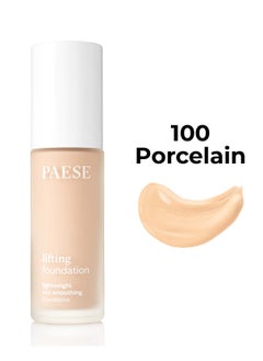 Paese Liquid Lifting Smoothing Foundation, Gently Mattifies 100 Porcelain  - Image 1