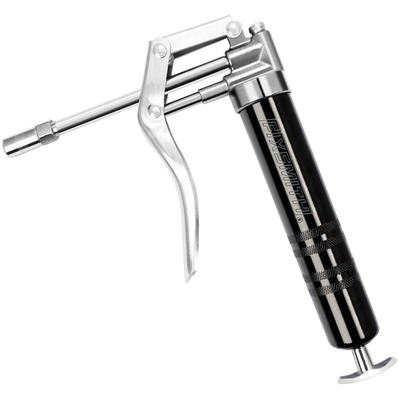 FIXSMITH Mini Grease Gun Small Pistol Grip Grease Gun Design for 3oz Cartridges with 66 inch Rigid Extension Pipe 3Way Loading 4000 PSI Max Pressure - Image 3