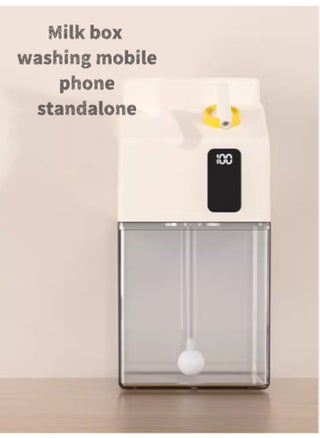 Automatic Hand Sanitizer Induction Foam Mobile Phone Washing Machine Electric Foaming Soap Dispenser Household Washing Phone (Milky White) Standalone - pzsku/Z03B010FBE3F3313CEEC2Z/45/1746726005/06da850e-afa3-4e77-b365-49bab8085ae9