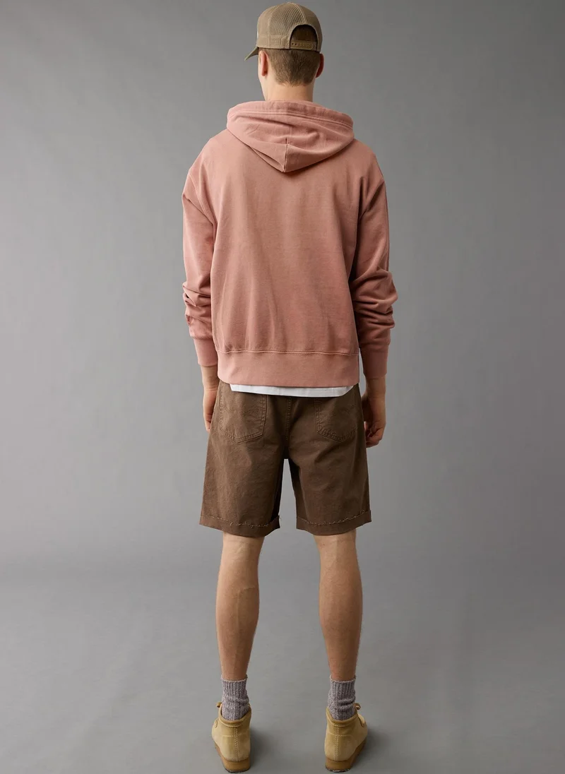 امريكان ايجل AE Logo Graphic Pullover Hoodie