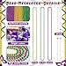 Huskein 200PCS Mardi Gras Beads 33 Bead Necklace Mardi Gras Accessories Purple Gold Green Party Beads Parade Favors Bulk for Christmas Wedding Birthday Party Supplies Decor - Image 4