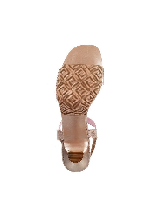 Metro Womens Synthetic Rose Gold Sandals (Size (6 UK (39 EU)) - Image 4