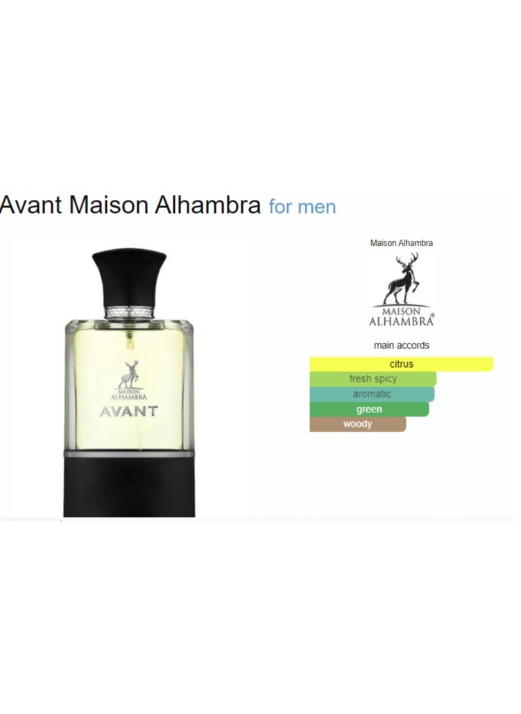 MAISON ALHAMBRA - Avant EDP For Men 100ml - Image 1