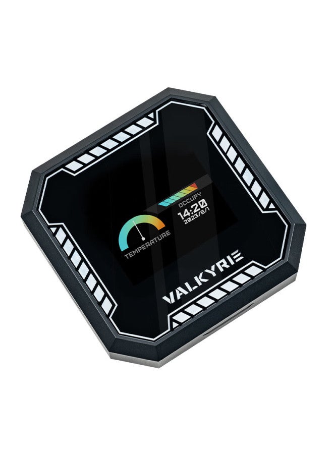 Valkyrie B360 Vk All-in Cpu Liquid Cooler With 2-inch Ips Lcd Screen, Multi-platform Support, Argb Lighting Effects, And Single-wire Fan - Image 2
