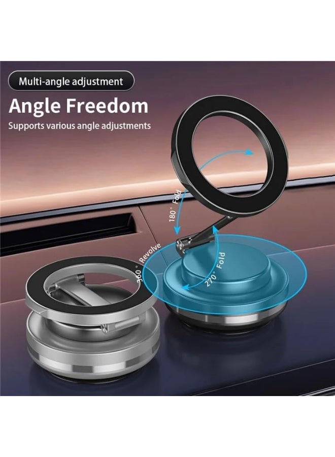 Vacuum Magnetic Suction Car Phone Mount, Magnetic Charging, Foldable Stretch Suction Cup, Dashboard & Windshield Phone Mount, Industrial-Strength for All Smartphones  - Image 5