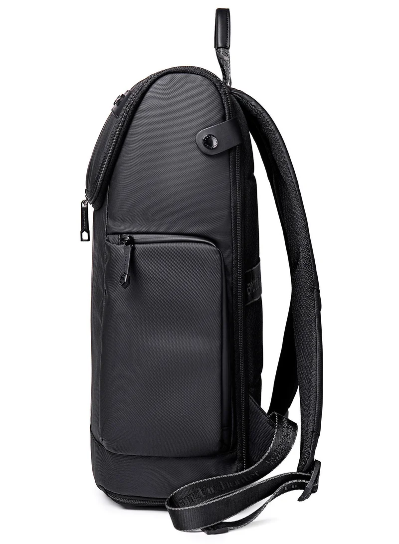 Arctic Hunter  Water Resistant Polyester 180 Degree Flat Open 15.6 inch Unisex Travel Laptop Backpack, B00465, Black  | Best Price UAE
