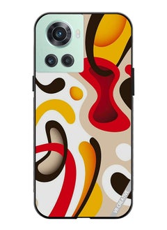 Protective Case Cover For OnePlus Ace Colorful Classy Design  Multicolour