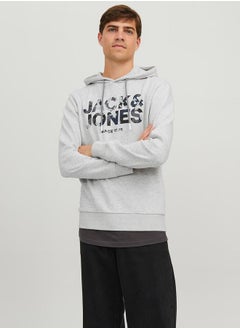 Front Logo Graphic Regular Fit Hoodie